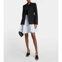 Alaïa Ribbed-knit Miniskirt