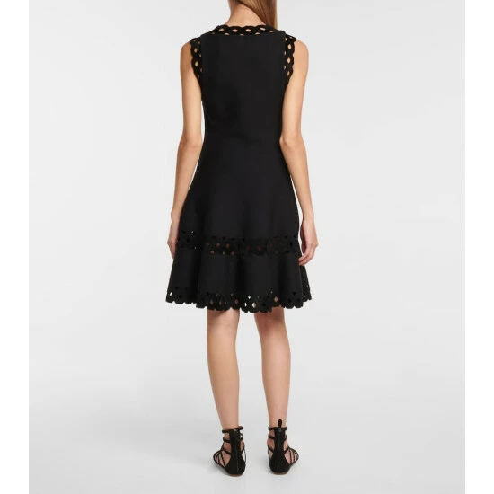 Alaïa Vienne Cutout Wool-blend Minidress - Image 2