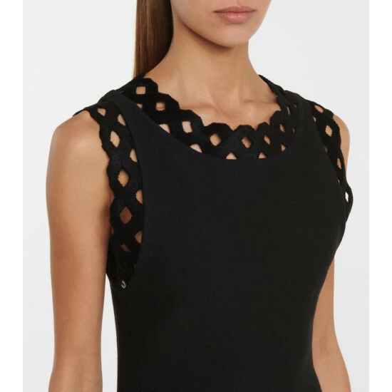 Alaïa Vienne Cutout Wool-blend Minidress - Image 3