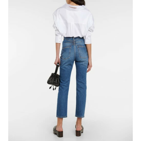Alaïa High-rise Tapered Jeans - Image 2