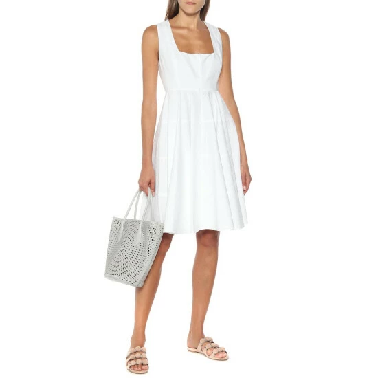 Alaïa Bombe Suede Slides