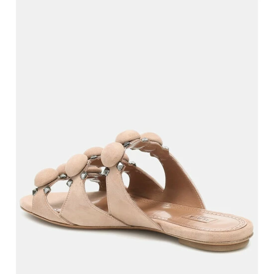 Alaïa Bombe Suede Slides - Image 2