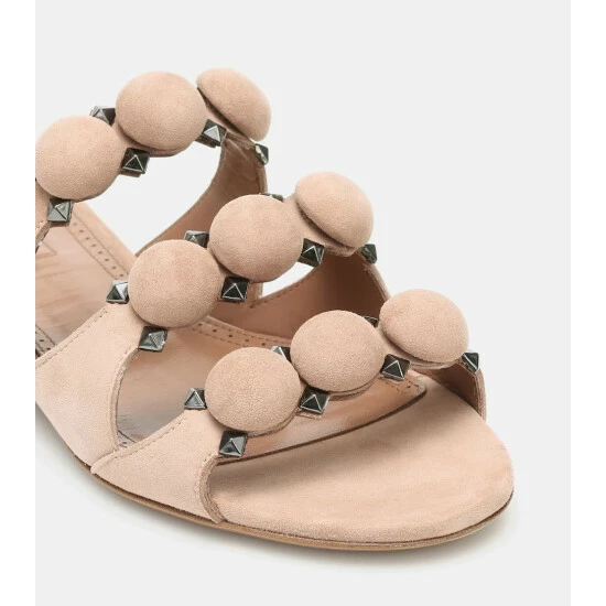 Alaïa Bombe Suede Slides - Image 5