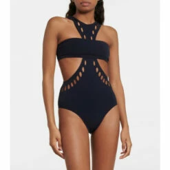 Alaïa Cutout Bandeau Swimsuit
