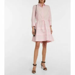 Alaïa Cotton Shirt Dress