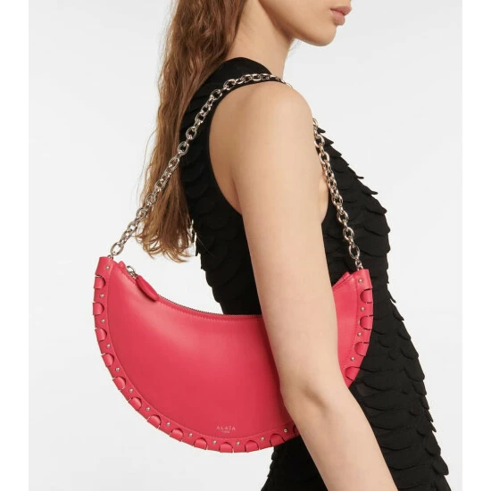 Alaïa Le Demi-Lune Small Leather Shoulder Bag