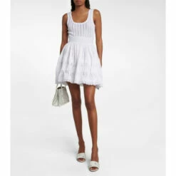 Alaïa Oeillets Embellished Leather Sandals