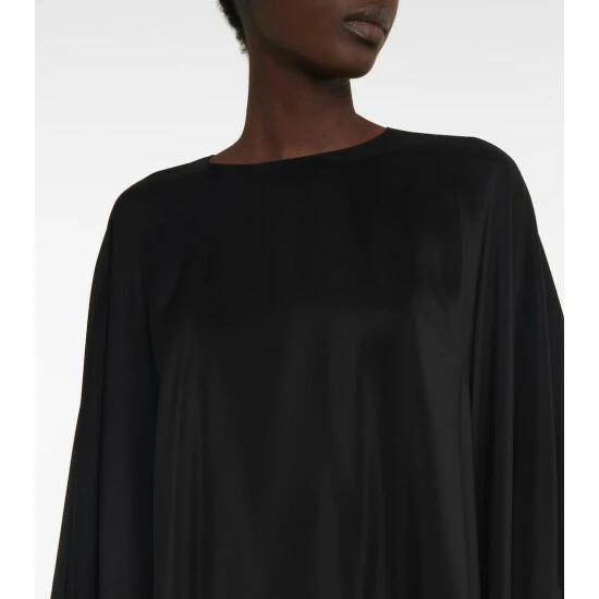 Alaïa Silk Georgette Kaftan Maxi Dress - Image 3