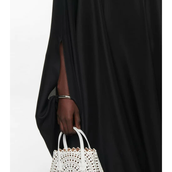 Alaïa Silk Georgette Kaftan Maxi Dress - Image 4