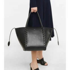 Alaïa Hinge Medium Leather Tote