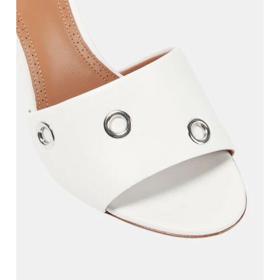 Alaïa Oeillets Embellished Leather Sandals - Image 5