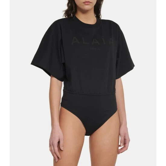 Alaïa Logo Jersey Bodysuit - Image 2