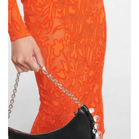 Alaïa Lace Turtleneck Maxi Dress - Image 4