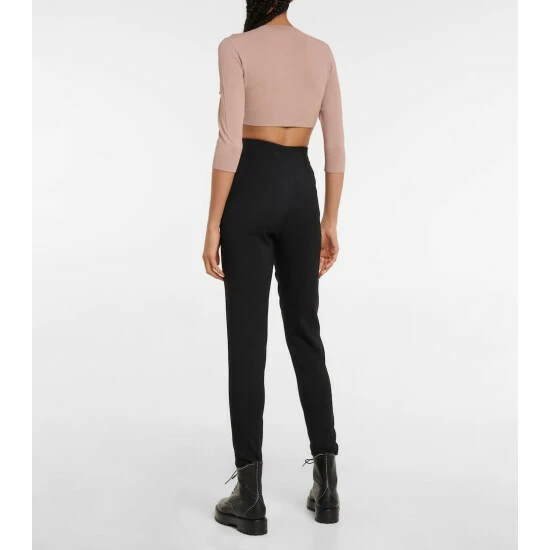 Alaïa Cropped Knit Cardigan - Image 2