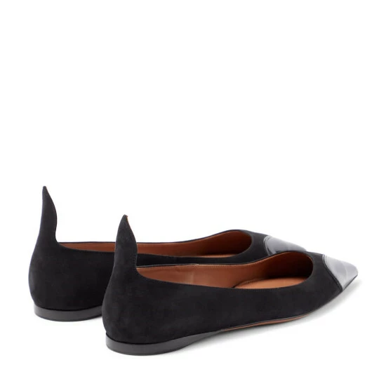 Alaïa Cœur Suede Ballet Flats - Image 2