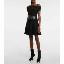 Alaïa Suede Lace-up Platform Boots