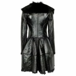 Alaïa Double-breasted Peplum Coat
