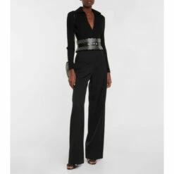 Alaïa Ribbed-knit Bodysuit