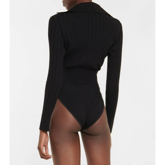 Alaïa Ribbed-knit Bodysuit - Image 3