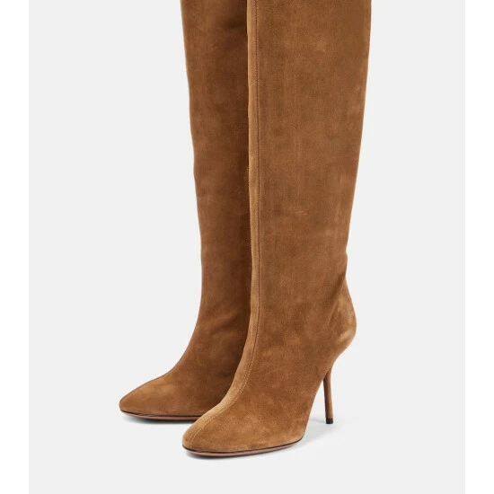 Alaïa Fluide 90 Suede Boots - Image 4