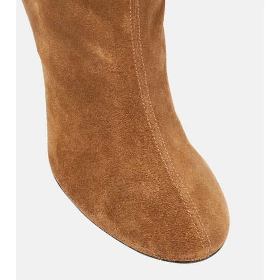 Alaïa Fluide 90 Suede Boots - Image 5