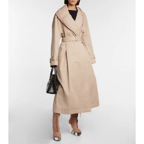 Alaïa Hooded Trench Coat - Image 5