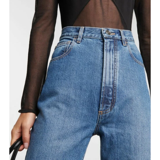 Alaïa Crinoline High-rise Flared Jeans - Image 3