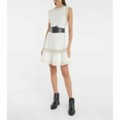 Alaïa Leather Ankle Boots