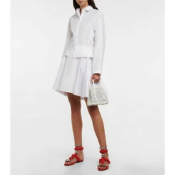 Alaïa Bombe Bijou Suede Sandals