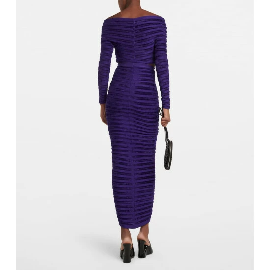 Alaïa Ruched Maxi Skirt - Image 2