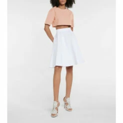 Alaïa Stretch-knit Crop Top