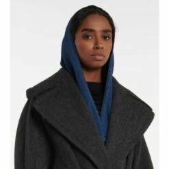 Alaïa Denim Knit Hood