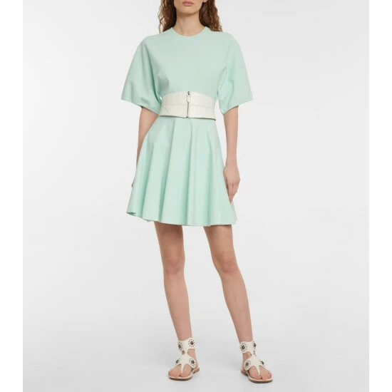 Alaïa Pleated Minidress