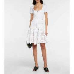 Alaïa Laser-cut Leather Mules