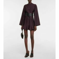 Alaïa Ruffle-trimmed Minidress
