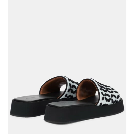 Alaïa Knit Platform Sandals - Image 2