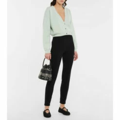 Alaïa High-rise Cashmere Leggings