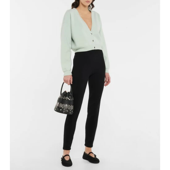 Alaïa High-rise Cashmere Leggings