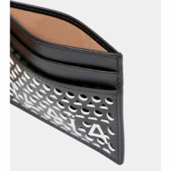Alaïa Logo Leather Card Holder