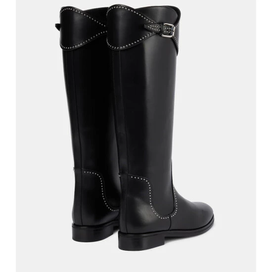 Alaïa Leather Knee-high Boots - Image 2