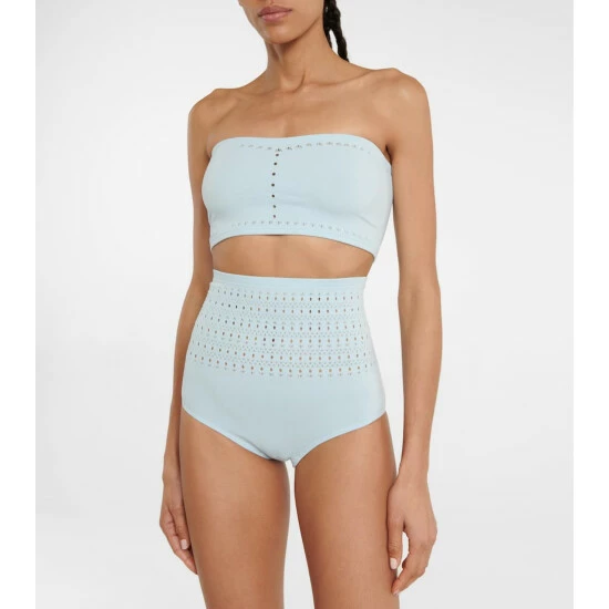 Alaïa Cutout Bandeau Bikini