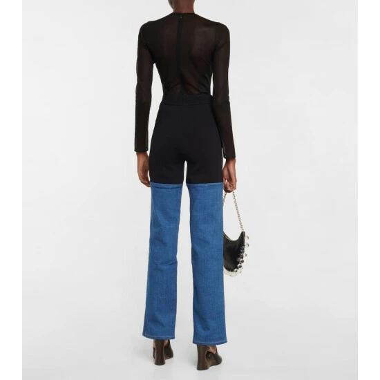 Alaïa Jersey And Denim Pants - Image 2