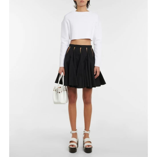 Alaïa Pleated Miniskirt