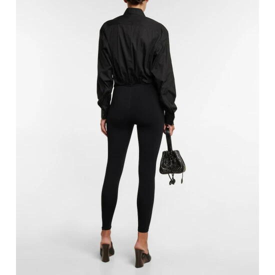 Alaïa Stretch-knit Leggings - Image 2