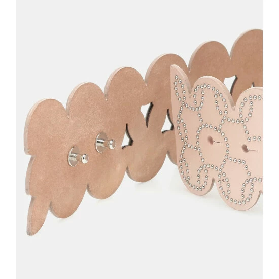 Alaïa Embellished Laser-cut Leather Belt - Image 2