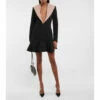 Alaïa Hooded Virgin Wool Minidress