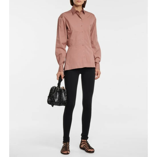 Alaïa Open-knit Stretch-wool Leggings