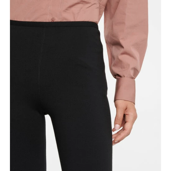 Alaïa Open-knit Stretch-wool Leggings - Image 3