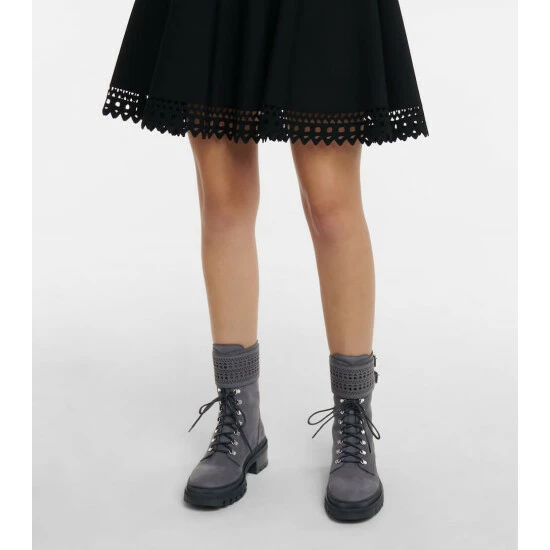 Alaïa Chunky Combat Boots - Image 3