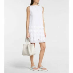 Alaïa Laser-cut Leather Thong Sandals